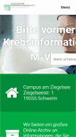 Mobile Screenshot of krebsgesellschaft-mv.de
